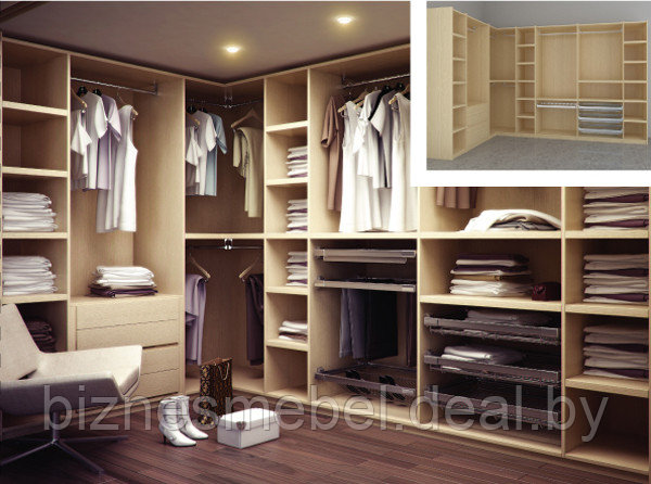 Изготовление гардеробных комнат - фото 4 - id-p36701535