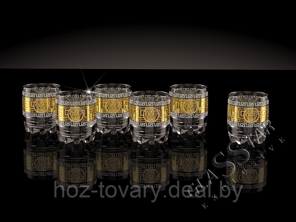 Набор стаканов для виски Сильвана 6 штук рисунок Версаль - фото 1 - id-p36769661