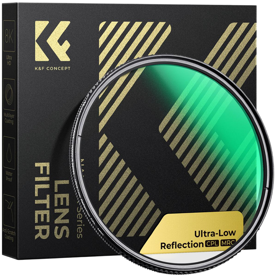 Светофильтр K&F Concept Nano-X CPL MRC Ultra-Low Reflection 82мм