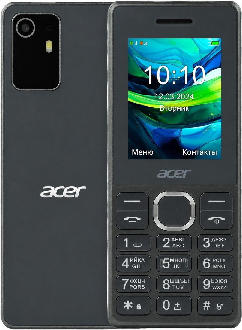 Кнопочный телефон Acer Disco DS17 (серый)