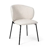 Стул AV 496, кремовая рогожка Wellton 000/черный