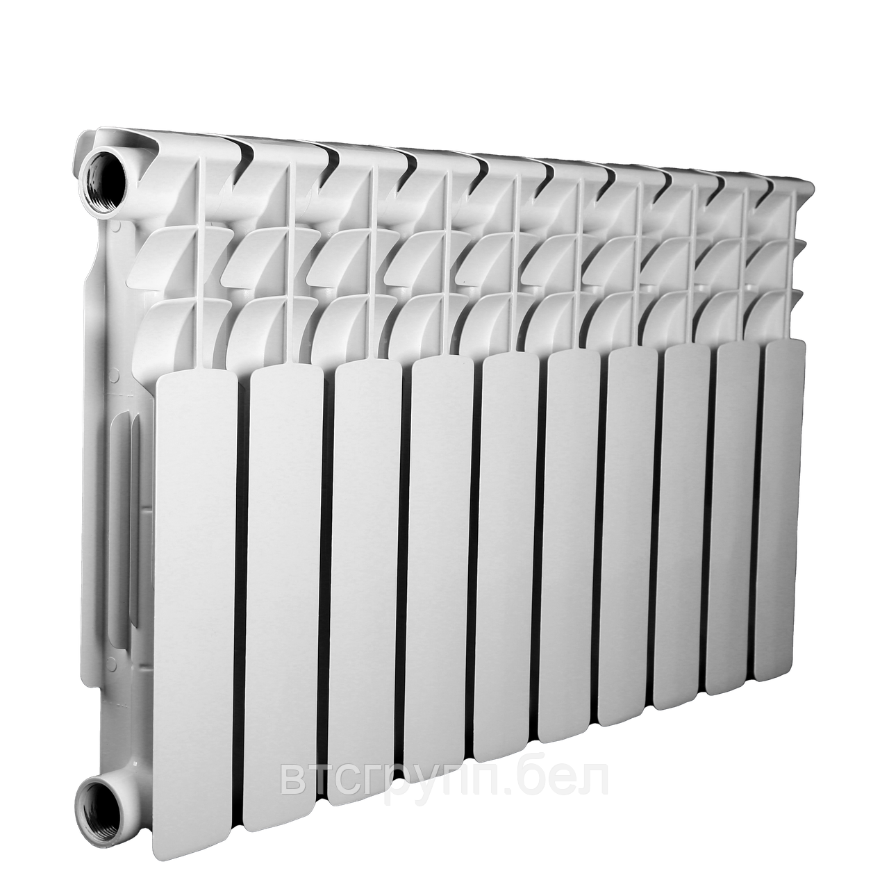Биметаллический радиатор отопления "KOLLMAN" 80*350 (кол секций 6)
