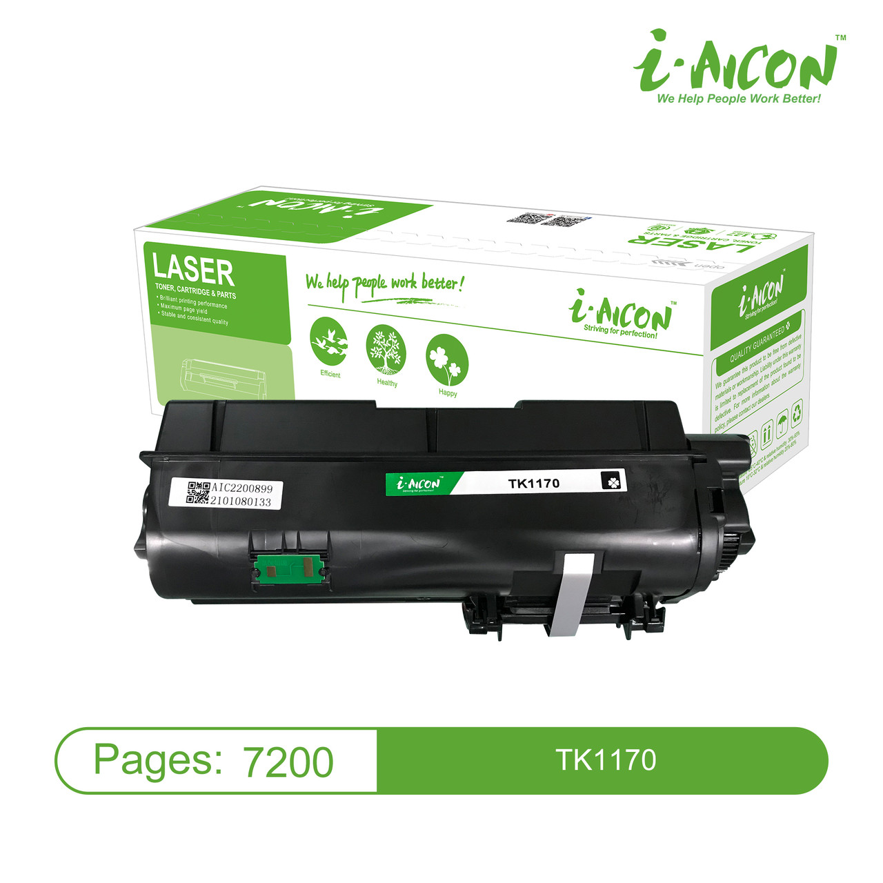 Тонер-картридж i-AICON C-TK1170/ 7.2K для KYOCERA