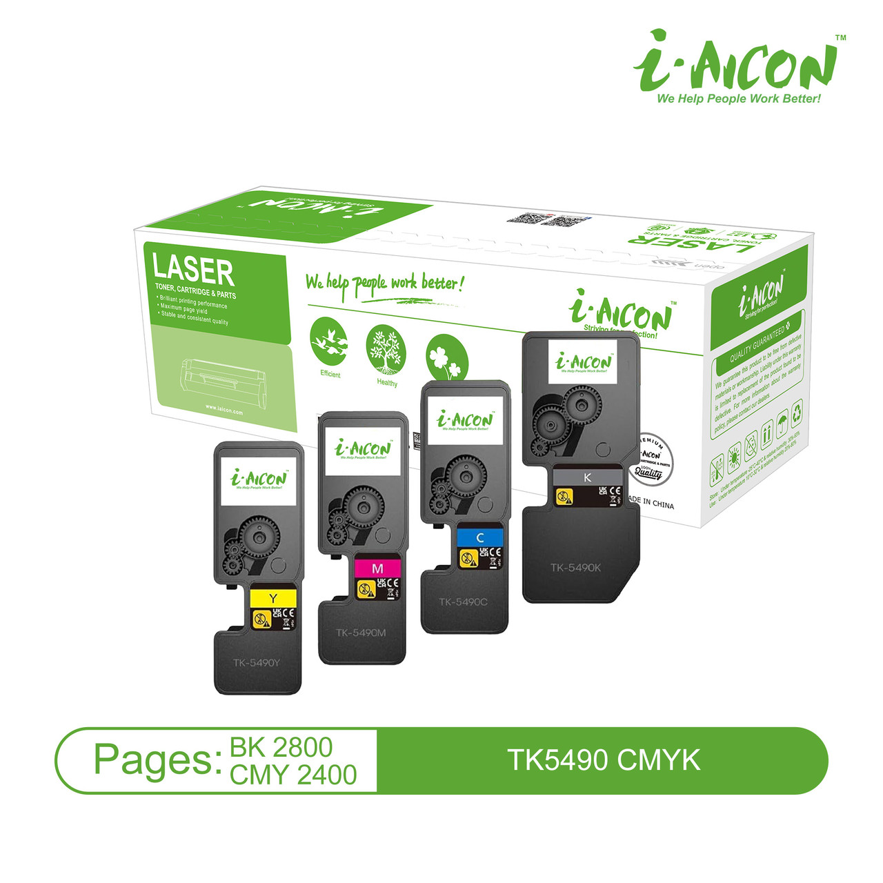 Тонер-картридж i-AICON C-TK5490/ 2.4K  M для KYOCERA