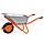 Тачка строительная SKIPER 130 expert PRO (до 130 л, до 300 кг, 1x4.00-8, пневмо, ось 16*100), фото 2