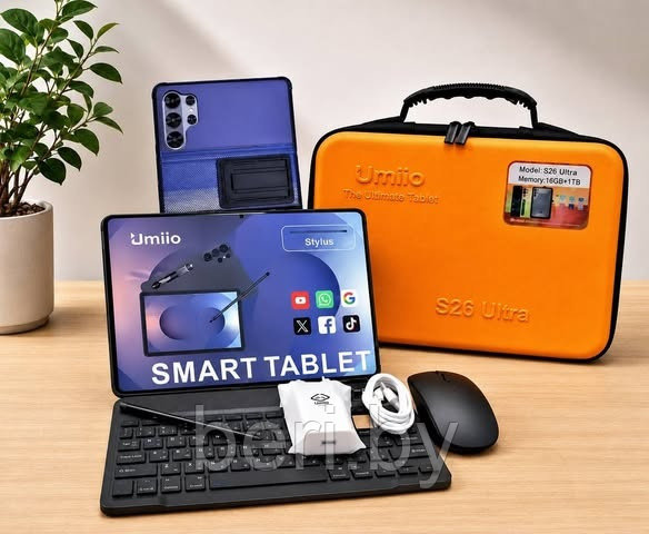 Планшет Umiio S26 Ultra 16 ГБ/1024 ГБ в кейсе, Android 15, 10.1" экран - фото 8 - id-p248399704