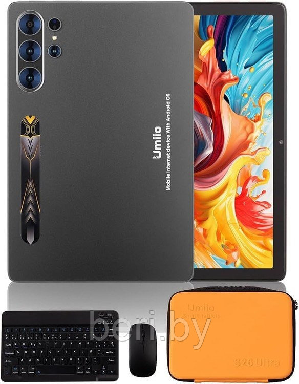 Планшет Umiio S26 Ultra 16 ГБ/1024 ГБ в кейсе, Android 15, 10.1" экран - фото 2 - id-p248399704