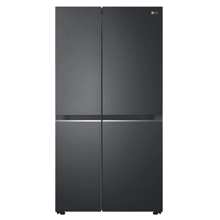 Холодильник LG Side by Side No Frost ThinQ инверторный широкий черный c WiFi ледогенератором и зоной свежести