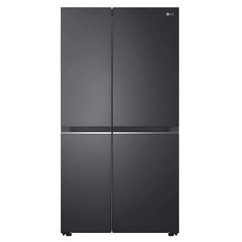 Холодильник LG Side by Side No Frost ThinQ инверторный широкий черный c WiFi ледогенератором и зоной свежести