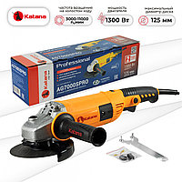 Углошлифмашина одноручная KATANA HD line AG7000S PRO(1300Вт, SDS кожух, SDS гайка, рег.об)