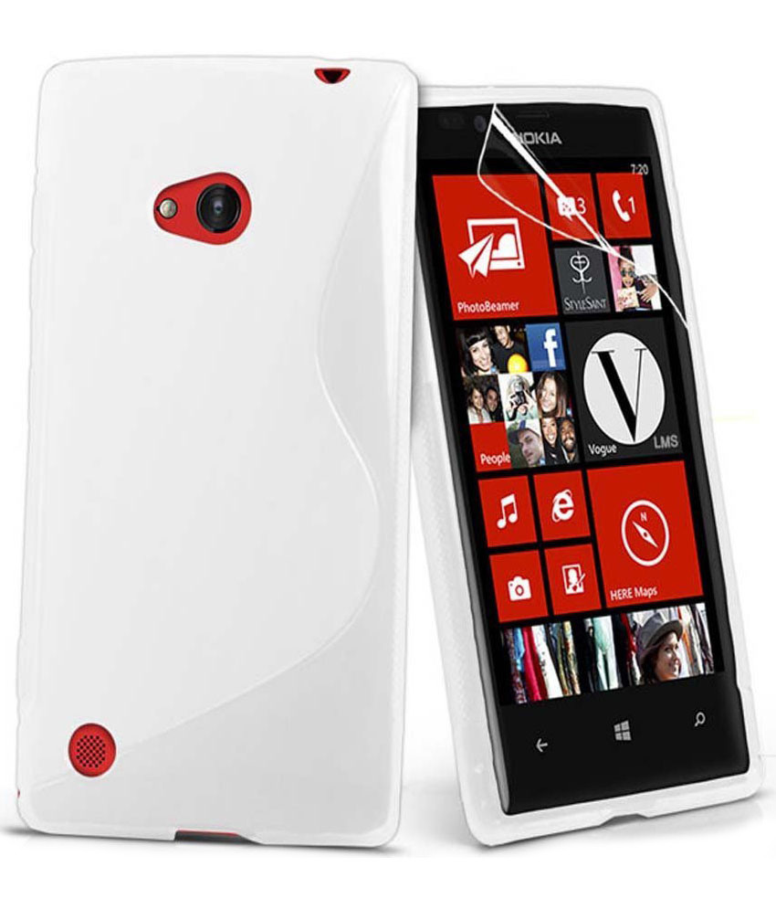Чехол-накладка для Nokia Lumia 720 (силикон) белый