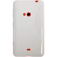 Чехол-накладка для Nokia Lumia 625 (силикон) белый