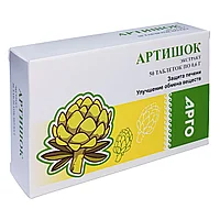 Концентрат пищевой «Артишок экстракт», таблетки, 50 шт. холецистит. холангит, гепатит, ожирения, уратурия