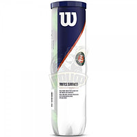 Мячи теннисные Wilson Roland Garros All Court (4 мяча в тубе) (арт. WRT116400)