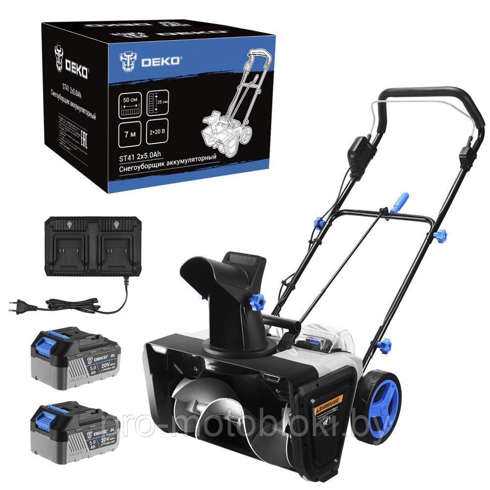 Снегоуборщик аккумуляторный DEKO ST41