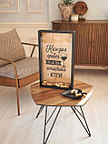 Копилка для пробок от вина и шампанского из дуба (30х50см) Чёрный, "Каждая пробка это ещё одна...", фото 7