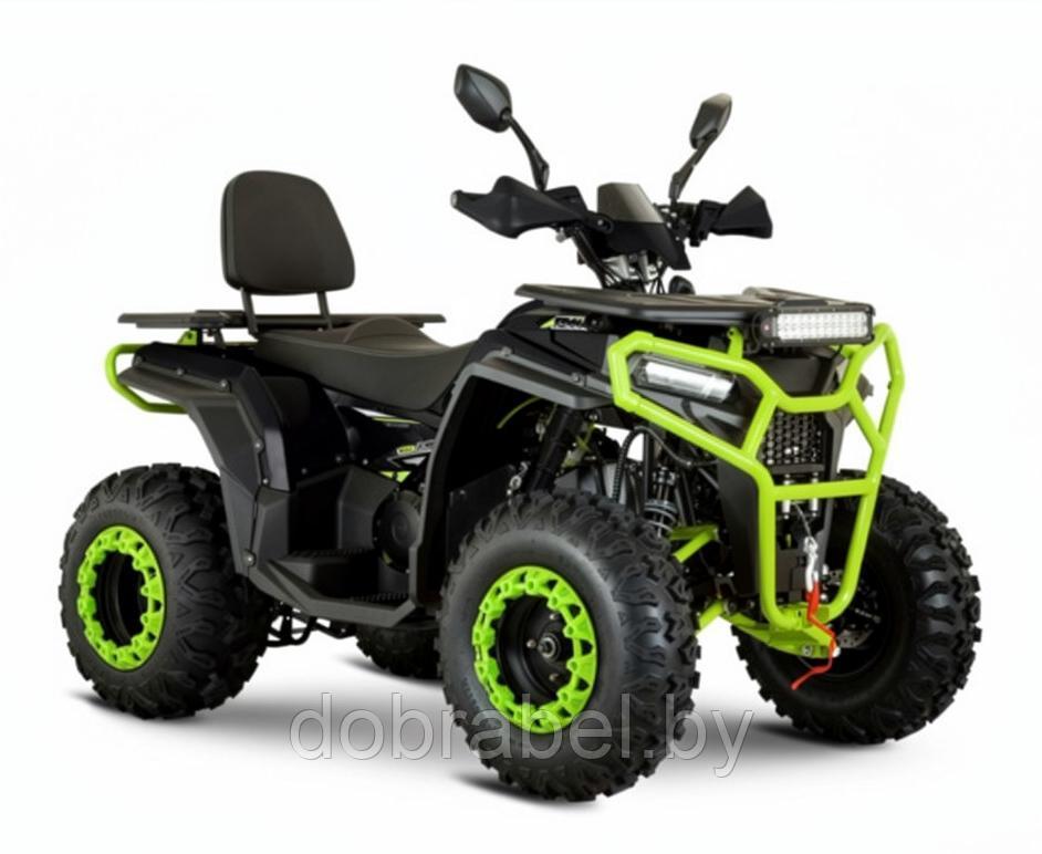 Квадрицикл Avantis Hammer 280L Lux ПТС Чёрный + зелёный