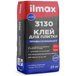 Клей для плитки профессиональный С2Т ilmax 3130 25кг, фото 2