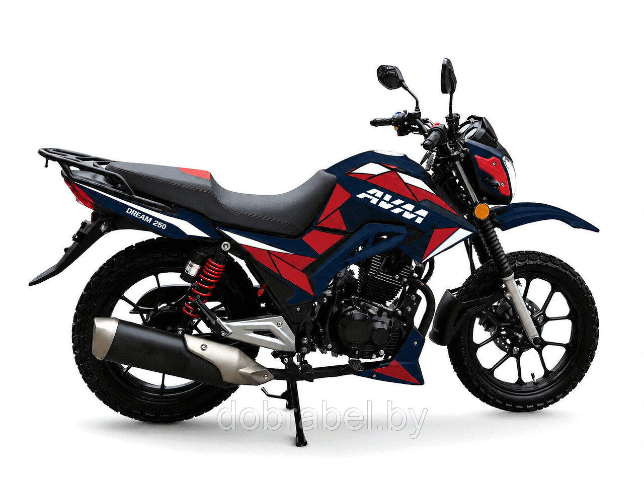 Мотоцикл AVM DREAM 250 сине-красный