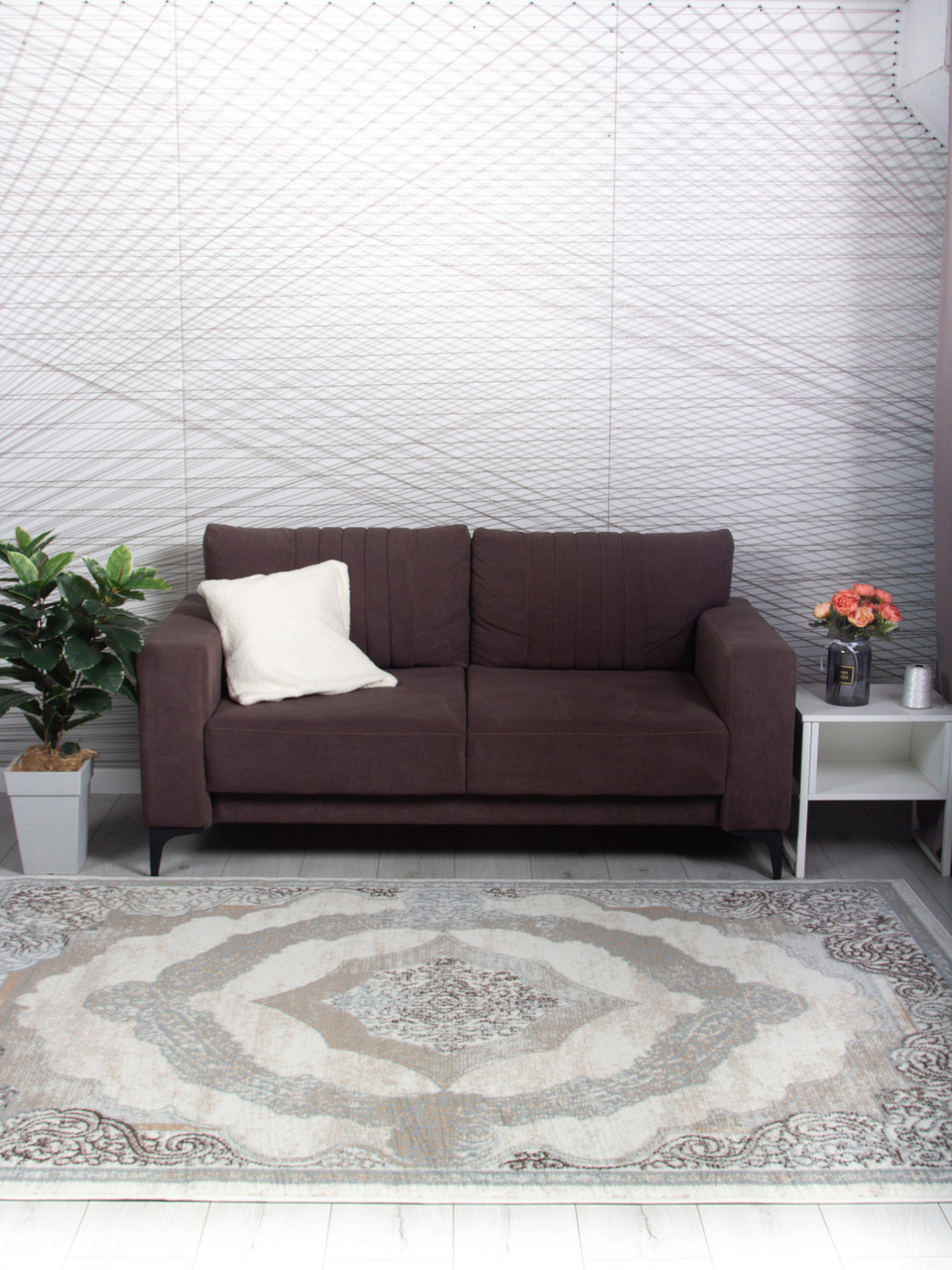 Ковер AIDIN CARPET 26931A - BEJ / TOZ GRI