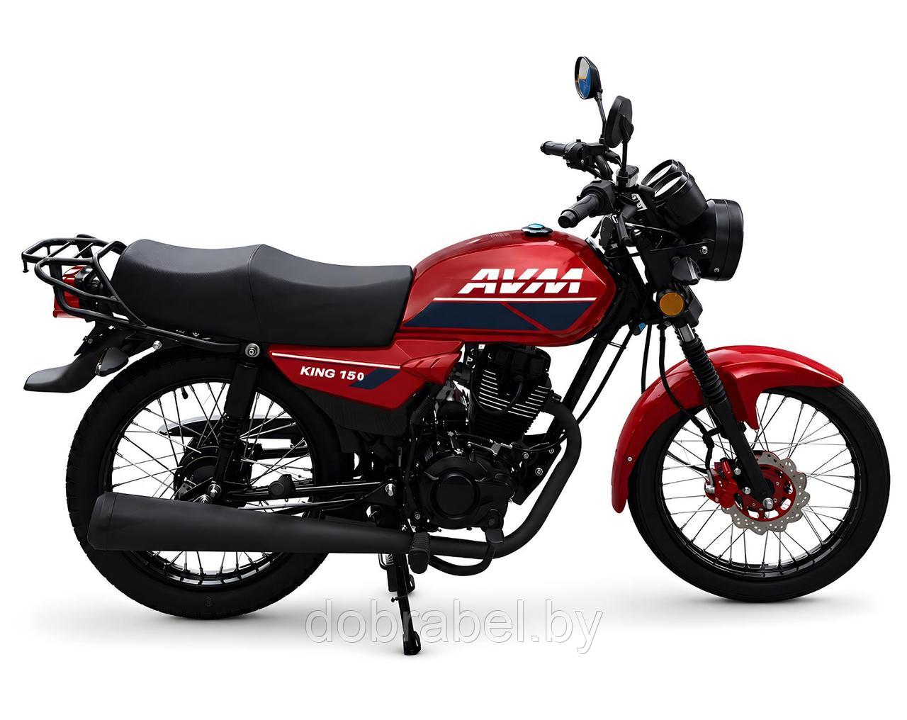 Мотоцикл AVM KING 150 красный