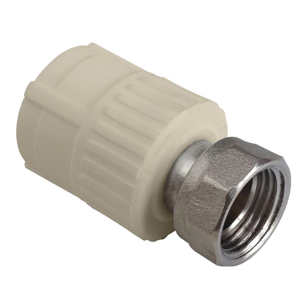 Муфта с накидной гайкой пп Aquapipe 25х3/4" в.р.