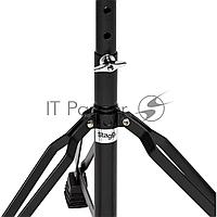 Стул для барабанщика STAGG DT-32 BK высота 50-63 см, 5 ступеней, диаметр сиденья 320 мм, стальная ось с