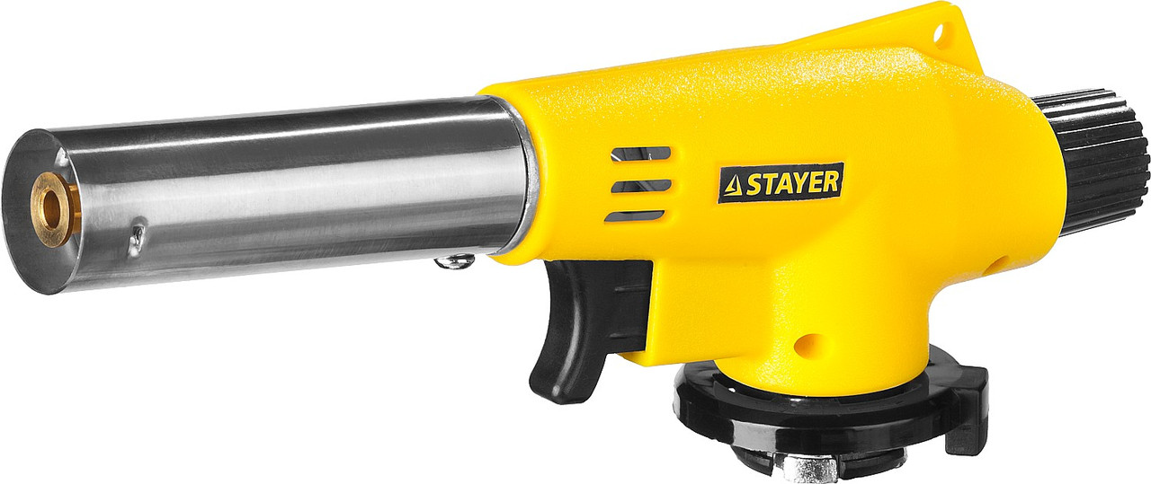 STAYER MaxTerm MG200, 1300°C, газовая горелка с пьезоподжигом на баллон с цанговым соединением (55584), фото 1