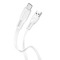 Зарядный USB дата кабель BOROFONE BX85 MicroUSB, 2.4A, 1м, белый 559826