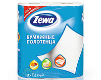 Бумажные полотенца "ZEWA" , 2-ух. слойные, в пачке 2 рулона, в упаковке 12 пачек.ЦЕНА БЕЗ НДС.