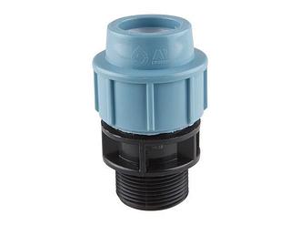 Ниппель 50 х 1 1/2" нар. (для ПЭ труб), AV Engineering