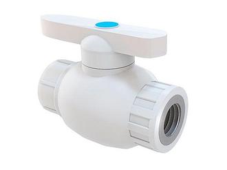 Кран шар. ПП 20х1/2" вн. бел. РТП