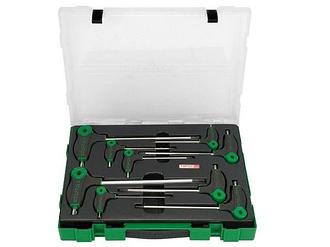 Набор ключей L-Type TORX 2-10мм 9шт в пласт.боксе TOPTUL