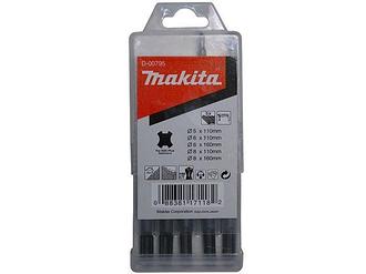 Набор буров SDS-Plus MAKITA 5 шт. (5, 6, 8x110 и 6, 8x160)