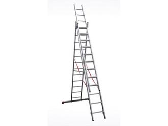 Лестница алюм. 3-х секц. 309/796/328 см 3х12 ступ. 20,2кг  NV3230 Новая Высота