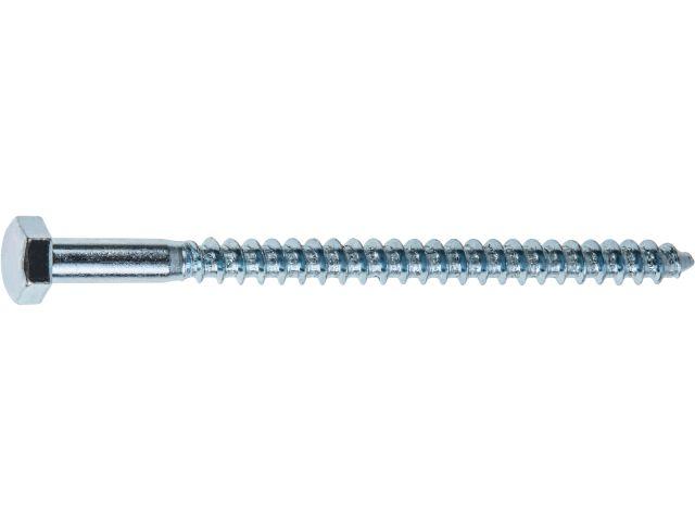Шуруп 8х180 мм шестигр. головка, цинк, DIN 571 STARFIX