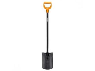 Лопата штыковая с закругл.лезвием FISKARS Solid