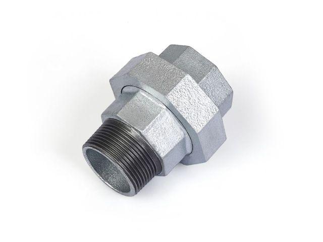 Американка под конус 3/4" вн.-нар. чугун оцинк., (2 шт. инд. упак.), AV Engineering
