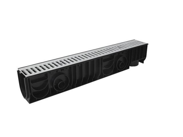 Лоток STANDART 100.175 h179 с решеткой стальной, Ecoteck, РБ