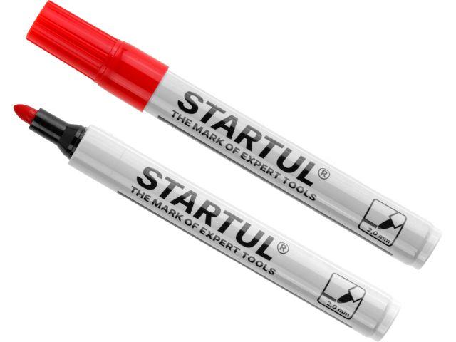 Маркер промышленный перманентный фетровый красный STARTUL PROFI (ST4340-03)