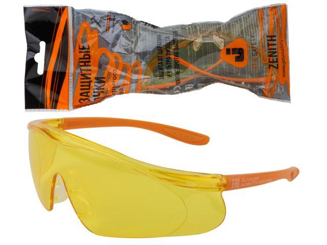 Очки открытые JETA SAFETY Zenith янтарные