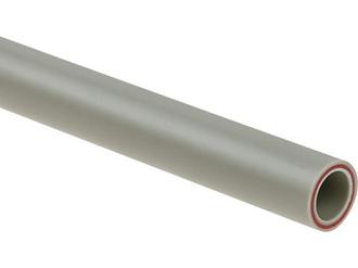 Труба ПП стекловолокно 25х3,5 PN20 SDR7,4 сер. 2м AV Engineering