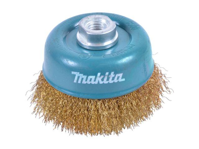 Щетка д/шлиф. маш. чашечная проволочная 90 мм, М14х2 MAKITA