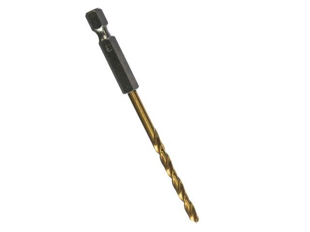 Сверло по металлу 4х100 мм, хвостовик 1/4". HSS-TiN Makita D-14940
