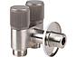 Кран вентильный угловой 1/2" нар. Х 1/2" нар. Х 1/2" нар. установочный, AV Engineering, фото 2