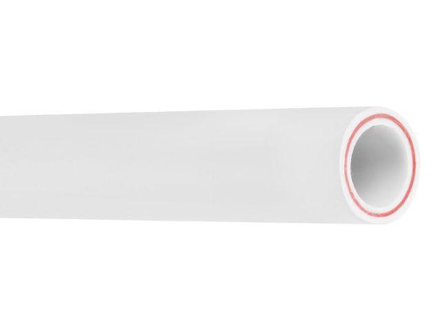 Труба ПП стекловолокно 25х4,2 PN25 SDR6 бел. 4м AV Engineering