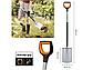 Лопата штыковая с закругленным лезвием Xact FISKARS, фото 5