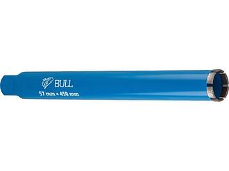 Коронка алмазная d 57мм железобетон BULL, L450мм, 1 1/4", мокрое сверление