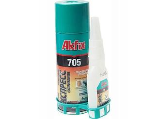 Клей двухкомпонентный Akfix 705 подставка В100гр + 400мл