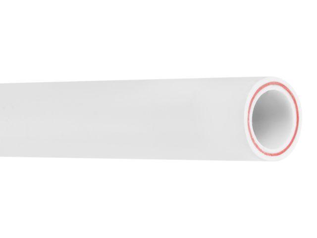 Труба ПП стекловолокно 25х4,2 PN25 SDR6 бел. 2м AV Engineering